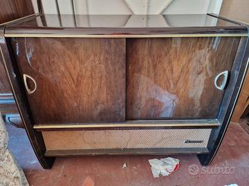 mobile radio giradischi vintage cabinet 
