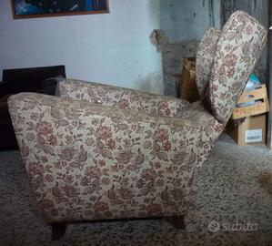 Poltrona reclinabile anni 40-50