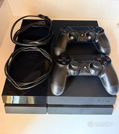 PS4 FAT 500GB + 2 CONTROLLER