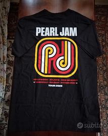 Pearl Jam Tour 2025 Stripe Shirt Taglia M Nuova Ma