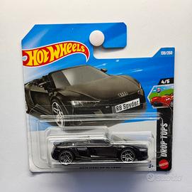 Hot Wheels Audi R8 Spyder 2019 Nero - Drop Tops