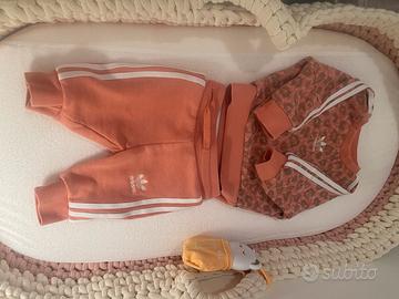 Tuta neonata ADIDAS rosa