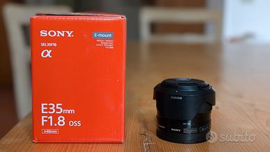 Sony E 35mm f/1.8 OSS (SEL35F18) - Come Nuovo