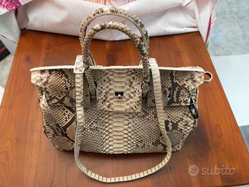 Borsa di vero pitone artigianale