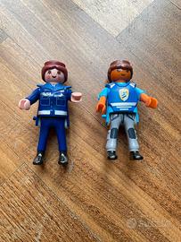 lego - playmobil - poliziotti - action figure