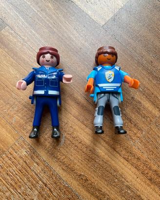 lego - playmobil - poliziotti - action figure