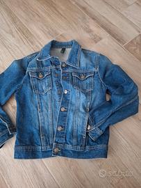 Benetton giubbotto jeans  tg 8-9 anni
