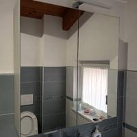 Pensile bagno con specchio