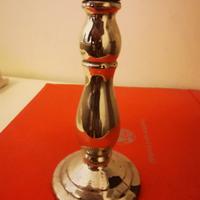 candelabbro portacandela  in vetro  profumo 1960