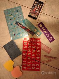 Agendina, block notes e righelli