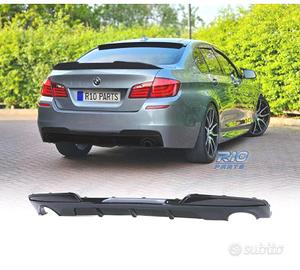 DIFFUSORE BMW F10 F11 10-16 LOOK M NERO LUCIDO