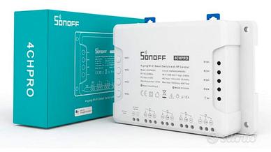 Sonoff Centrale DOMOTICA 4CHPRO 4 CANALI WiFi RF 