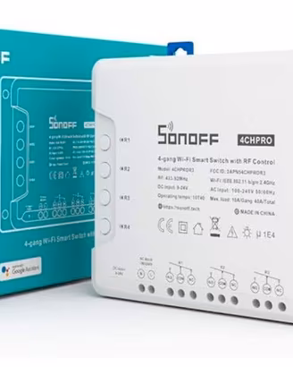 Sonoff Centrale DOMOTICA 4CHPRO 4 CANALI WiFi RF 
