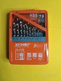 Set punte metallo HSS 19 pz.