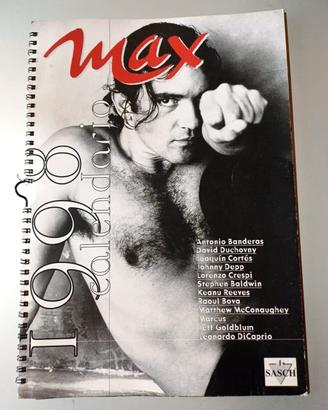 MAX Calendario 1998 Antonio Banderas vintage