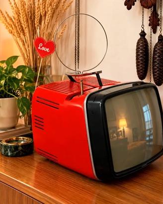 Brionvega Algol 11 rosso – TV vintage Zanuso & Sap