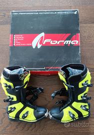 Forma Cougar Motocross Stivali bambini taglia 34