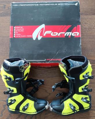 Forma Cougar Motocross Stivali bambini taglia 34