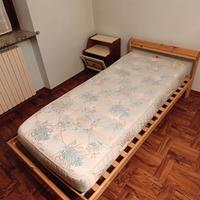 Letto Ikea singolo con materasso 