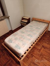 Letto Ikea singolo con materasso 