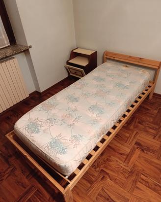 Letto Ikea singolo con materasso 