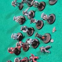 18x Space Marine Tactical Firstborn plastic, usati