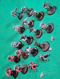 18x Space Marine Tactical Firstborn plastic, usati
