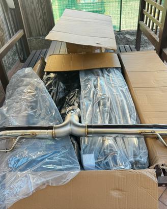 scarico completo + downpipe + aspirazione A45