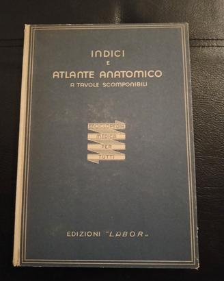 Raro Atlante Anatomico 1948 - Ed. Labor - Tavole S