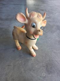 Pupazzo Ledra Mucca bianca di Gomma Anni