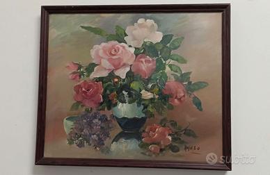 Quadro Dipinto a mano su Tela 50 X 62