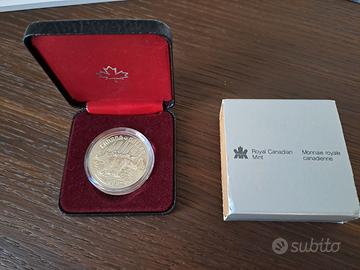 1 DOLLARO ARGENTO CANADA "TERRITORI ARTICI"