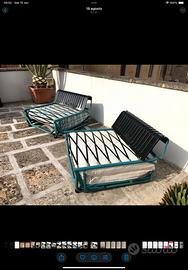 Poltrone letto campeggi (due)