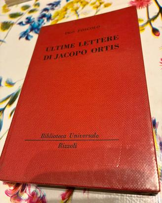 Libro Ultime lettere di Jacopo Ortis