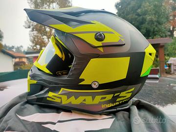 Casco cross+maschera