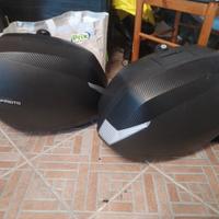 tris valigie per moto  