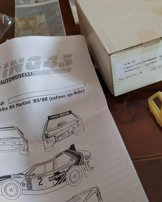 Kit racing43 Lancia Delta s4 apribile + decal 4 ra