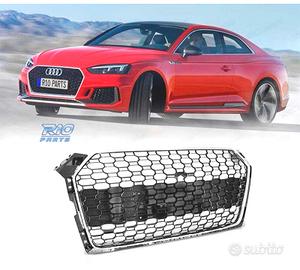 GRIGLIA PER AUDI A5 16-19 PDC LOOK RS5 CROMATO NER