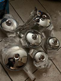 Set Batteria di Pentole in Acciaio Inox 12 Pezzi