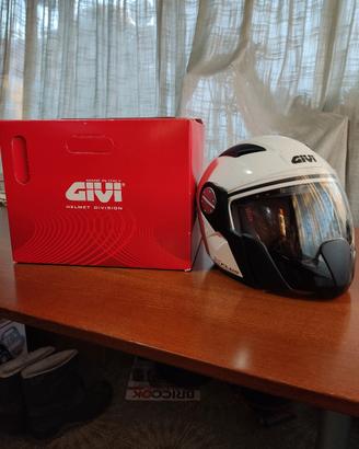 casco modulare  " GIVI "occhiali da sole integrati