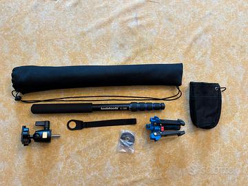 Koolehaoda monopiede con treppiede e testa a sfera