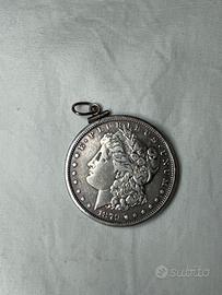 Moneta USA Morgan Dollar 1879 in argento