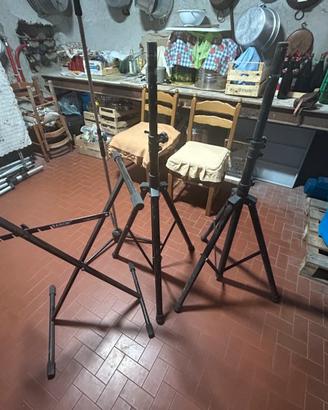 Supporti aste casse, tastiera, microfono