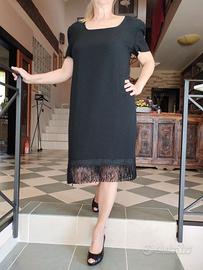 abito nero Luisa Spagnoli 