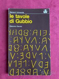 Le tavole di Gubbio Devoto edizione Sansoni