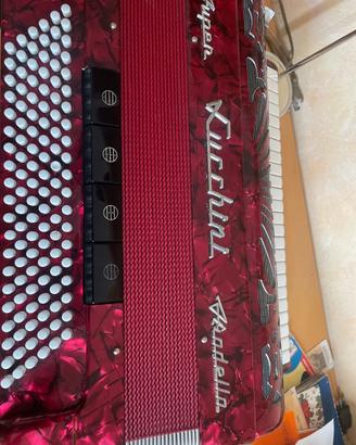 Fisarmonica Super Lucchini Stradella 120 Bassi 3/4