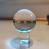 Volto firmato artista Orup e vetreria Johansfors