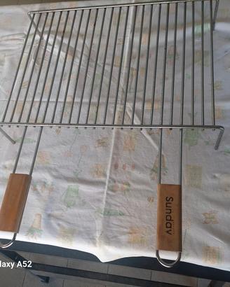 Griglia usata per BBQ