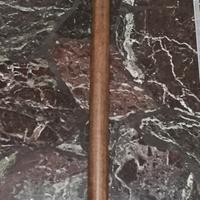 Bastone per Tende in Legno Noce Scuro