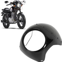 Cupolino moto cafe racer per faro tondo universale